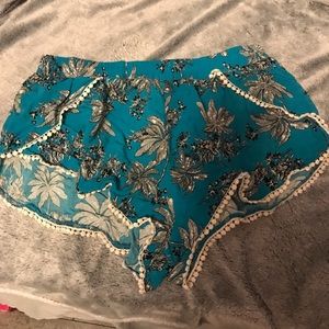 Blue/teal shorts